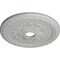Ekena Millwork Palmetto Ceiling Medallion (Fits Canopies up to 3 5/8"), 23 5/8"OD x 3 5/8"ID x 1 5/8"P, Frost CM23PMFRF - alternate 2